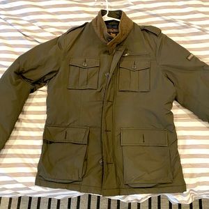 Woolrich Military Coat Green
